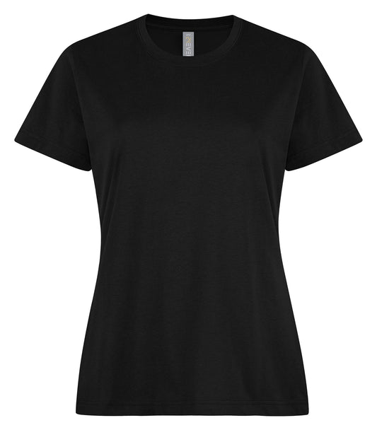 RING SPUN COTTON LADIES TEE.