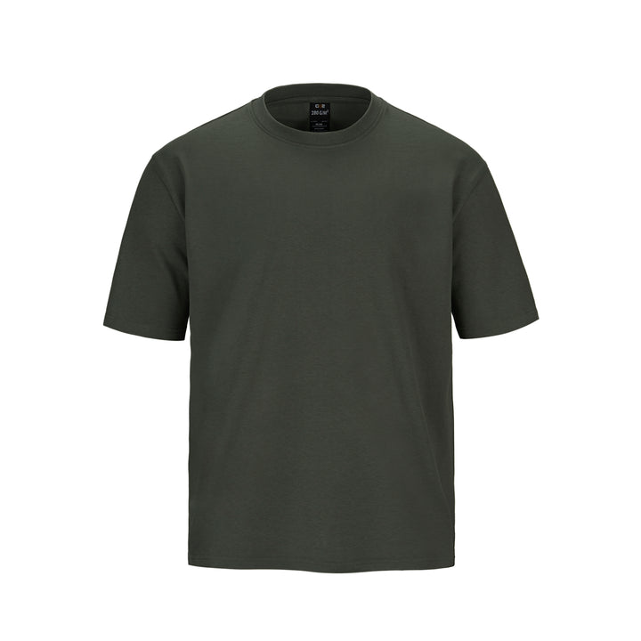 Heavyweight Drop Shoulder Cotton T-Shirt