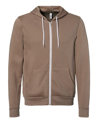 Unisex Sponge Fleece Full-Zip Hoodie Sweatshirt